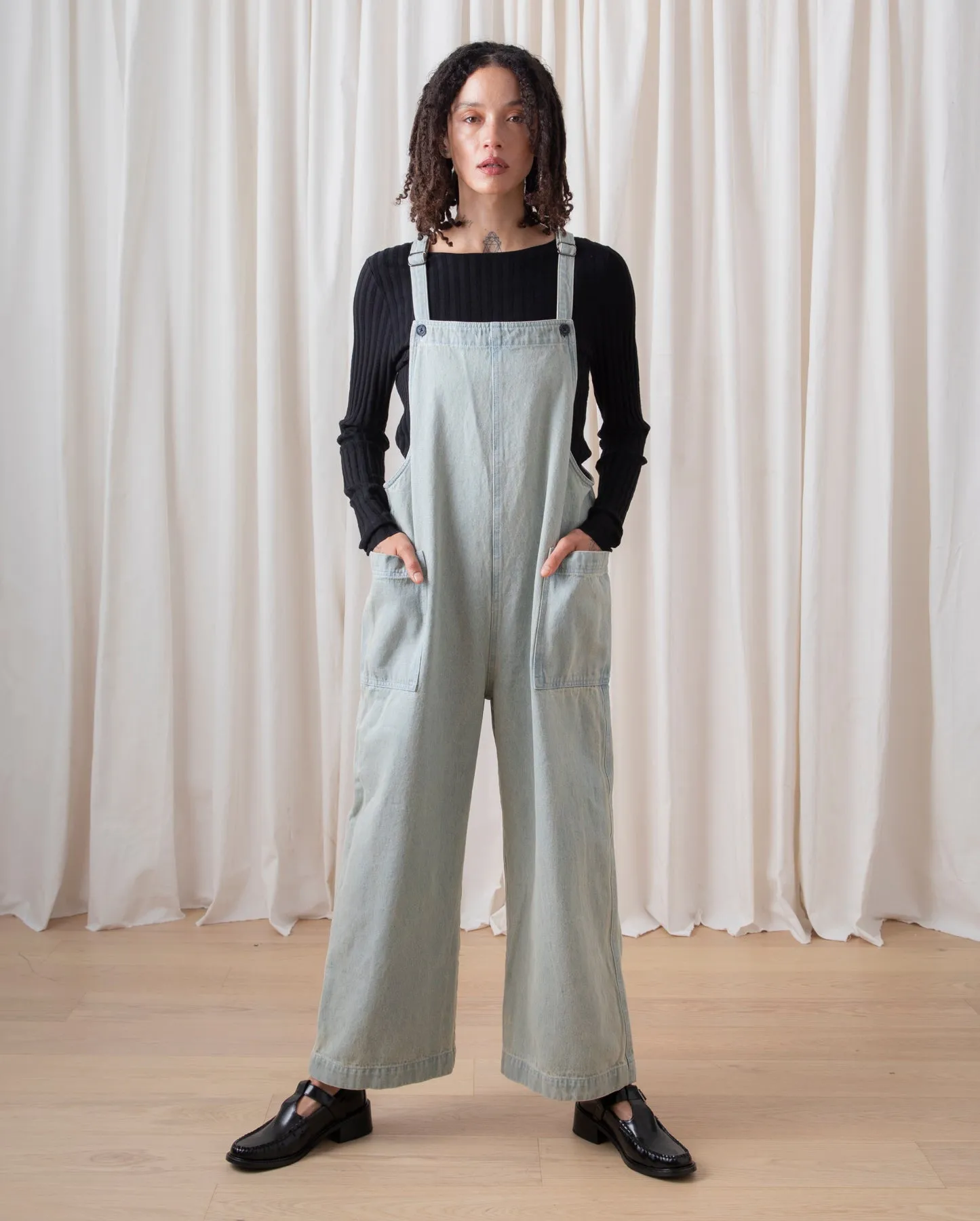 OVERALL JUMPER - LIGHT DENIM