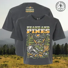 Peaks and Pines Ladies Boxy Crop