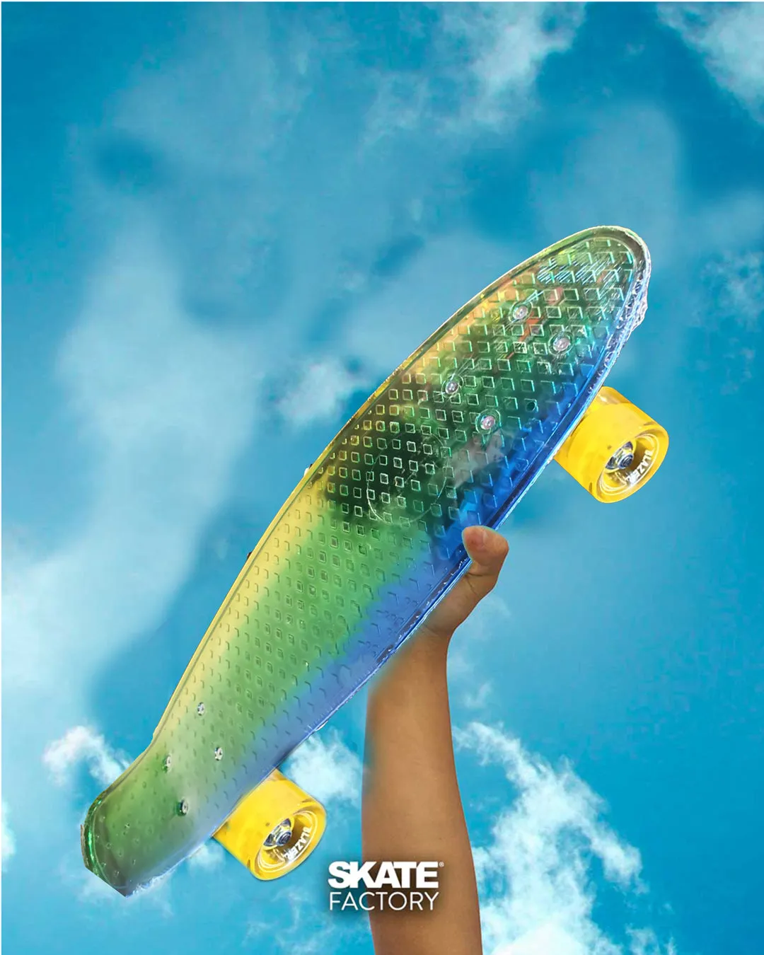 PENNYBOARD PATINETA COMPLETA MINI CRUISIER BLAZER VDE METALICO