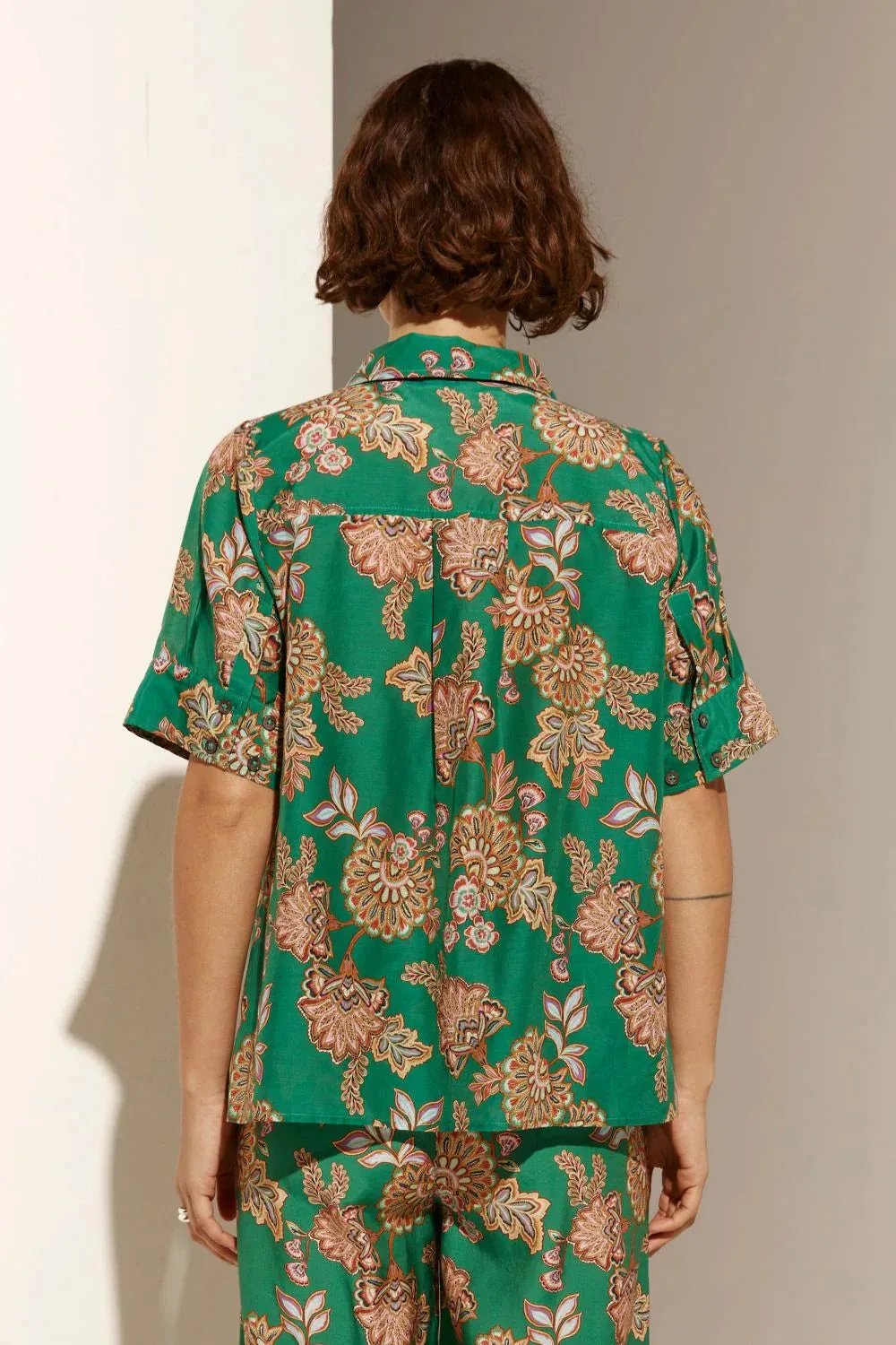 PIXEL TOP | K'gari Palm Green