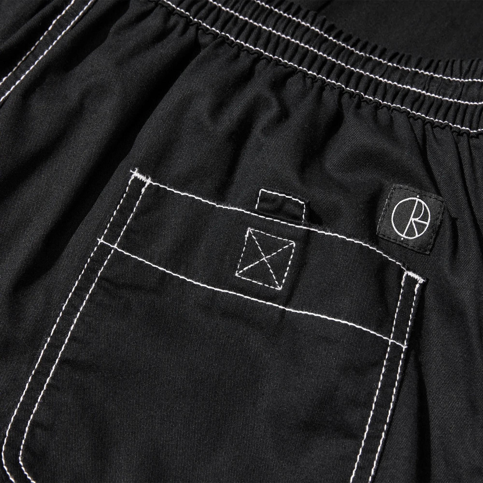 Polar Surf Pants Contrast Black White
