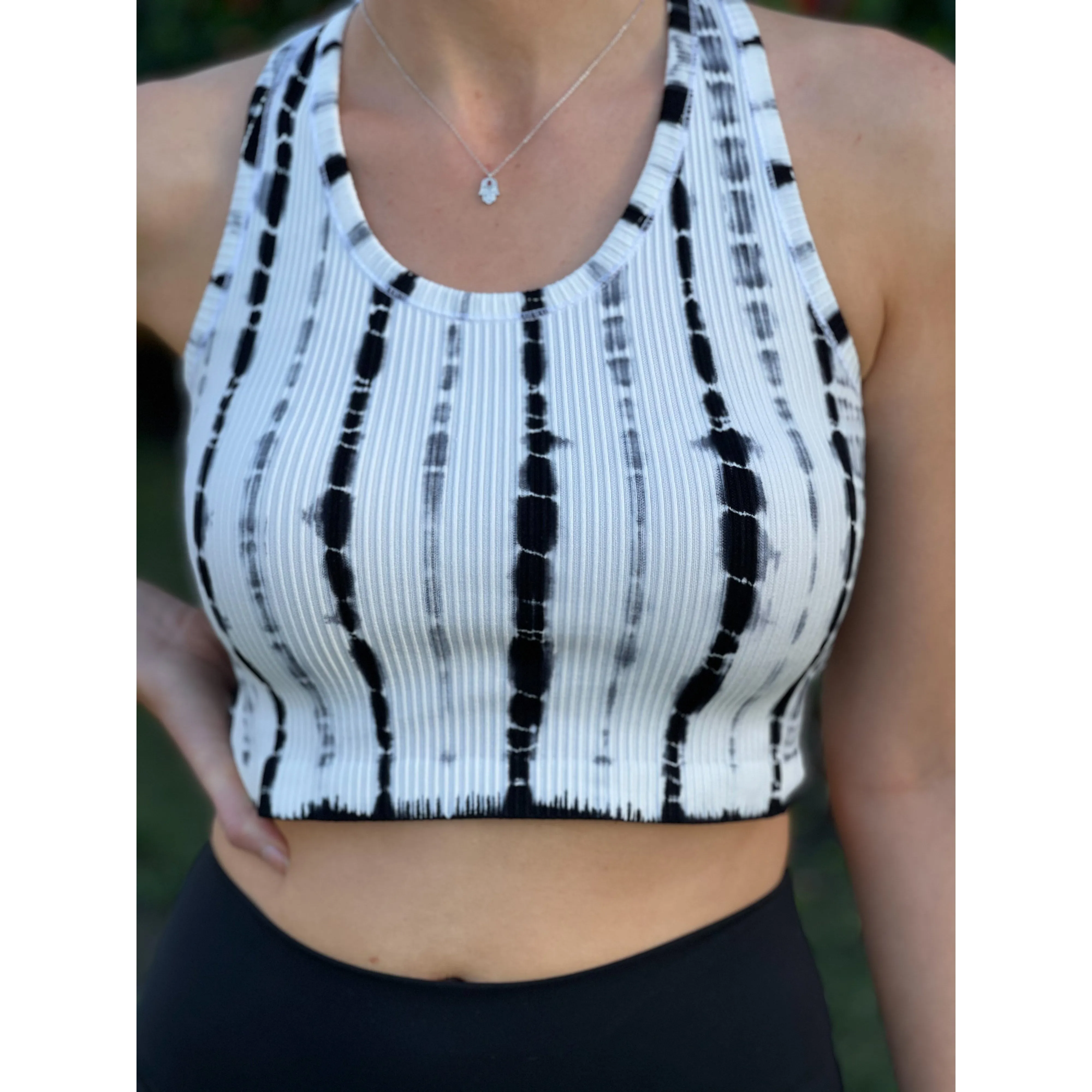 Power Tie Dye Crop Tank
