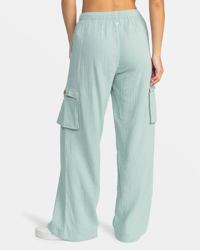 Precious Beach High Waist Cargo Pants