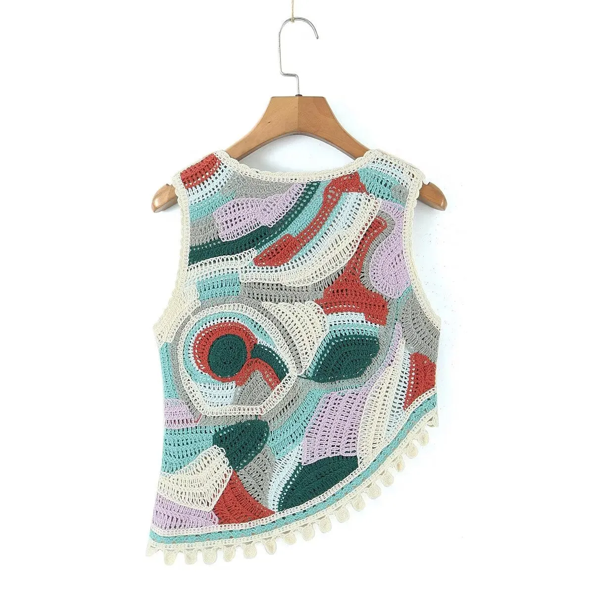 Print Sleeveless Knit Top