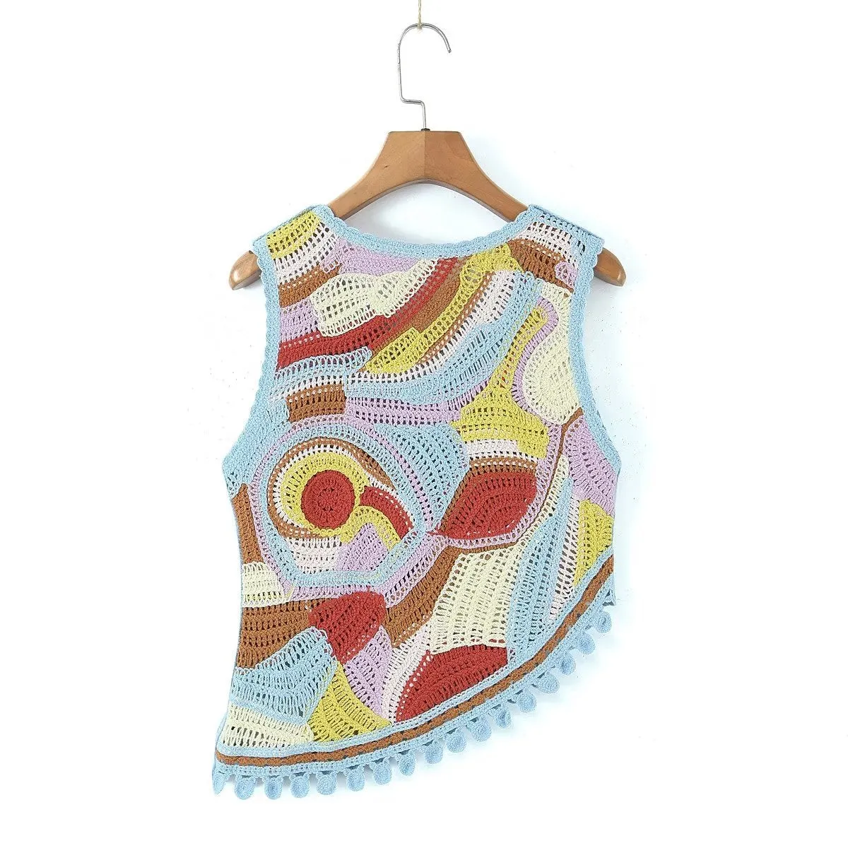 Print Sleeveless Knit Top
