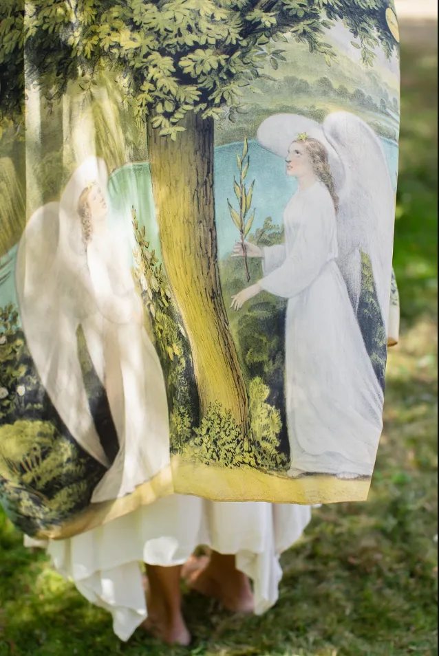 "Tree of Life" Starduster Long Kimono Jacket