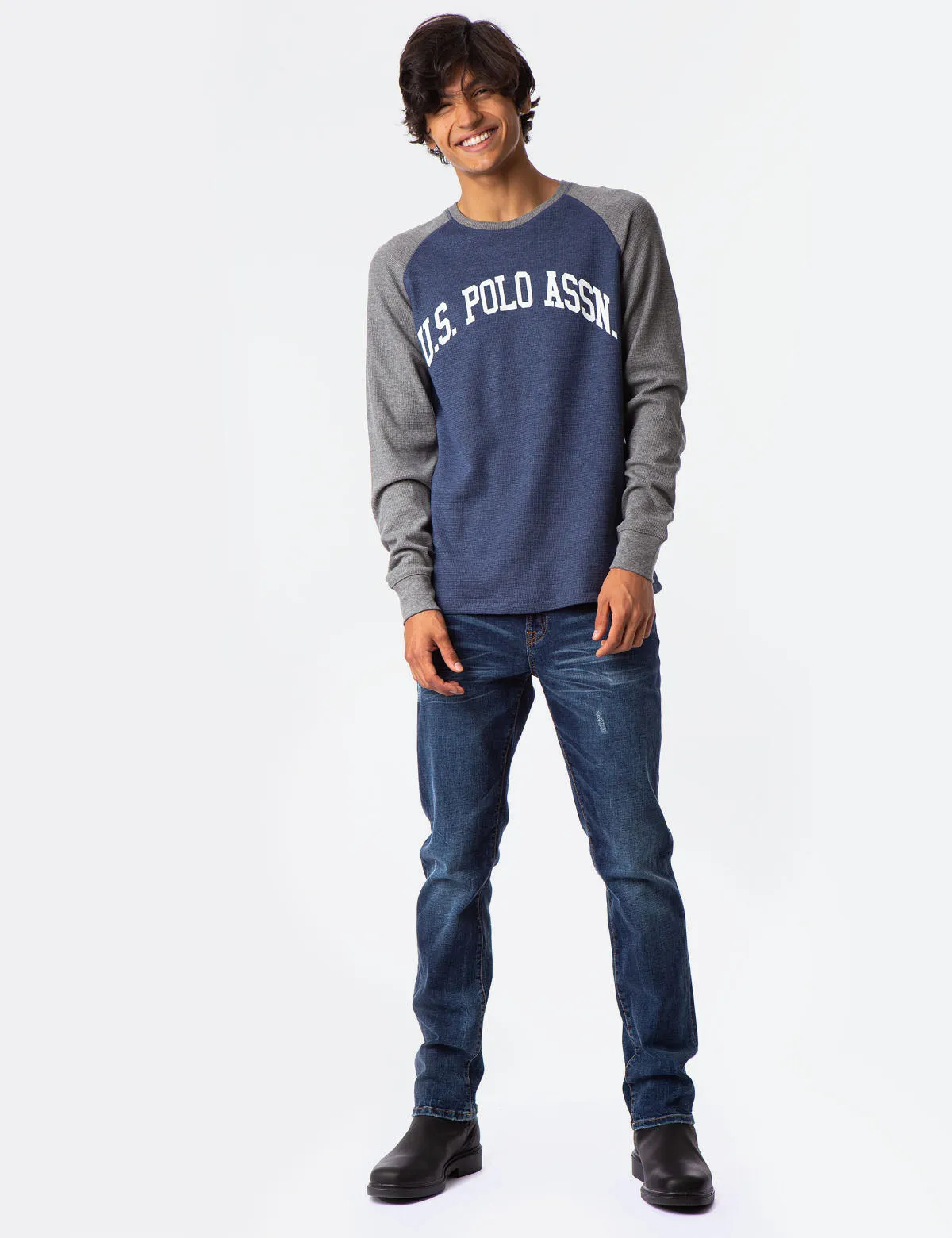 RAGLAN LOGO THERMAL SHIRT