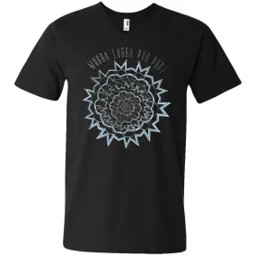 Rick And Morty Wubba Lubba Dub Dub Slogan Men V-Neck T-Shirt