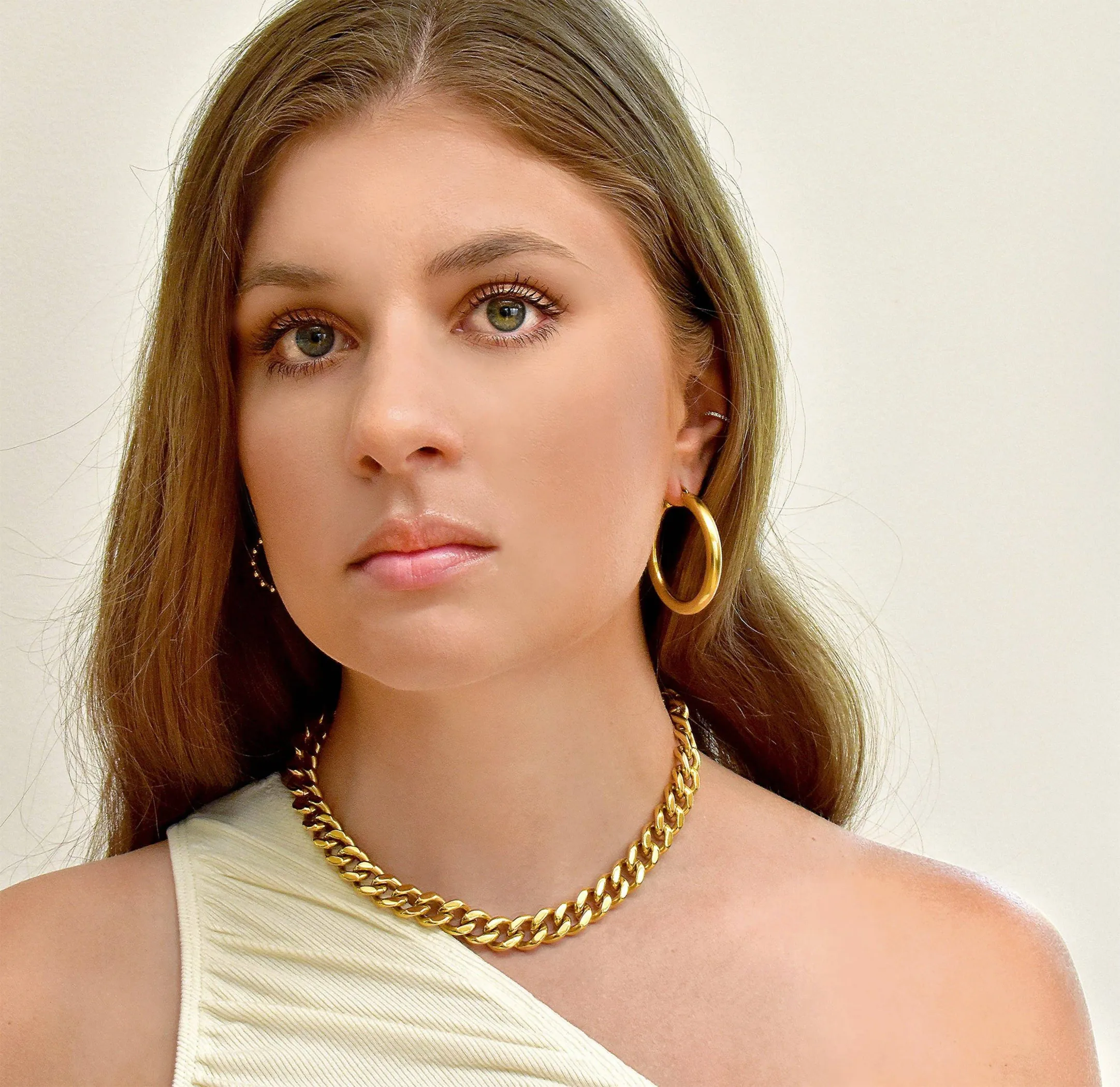 ROBERT GOLD CUBAN CHAIN NECKLACE