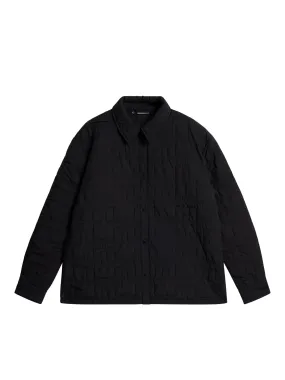 Rose Padded Shirt / Black