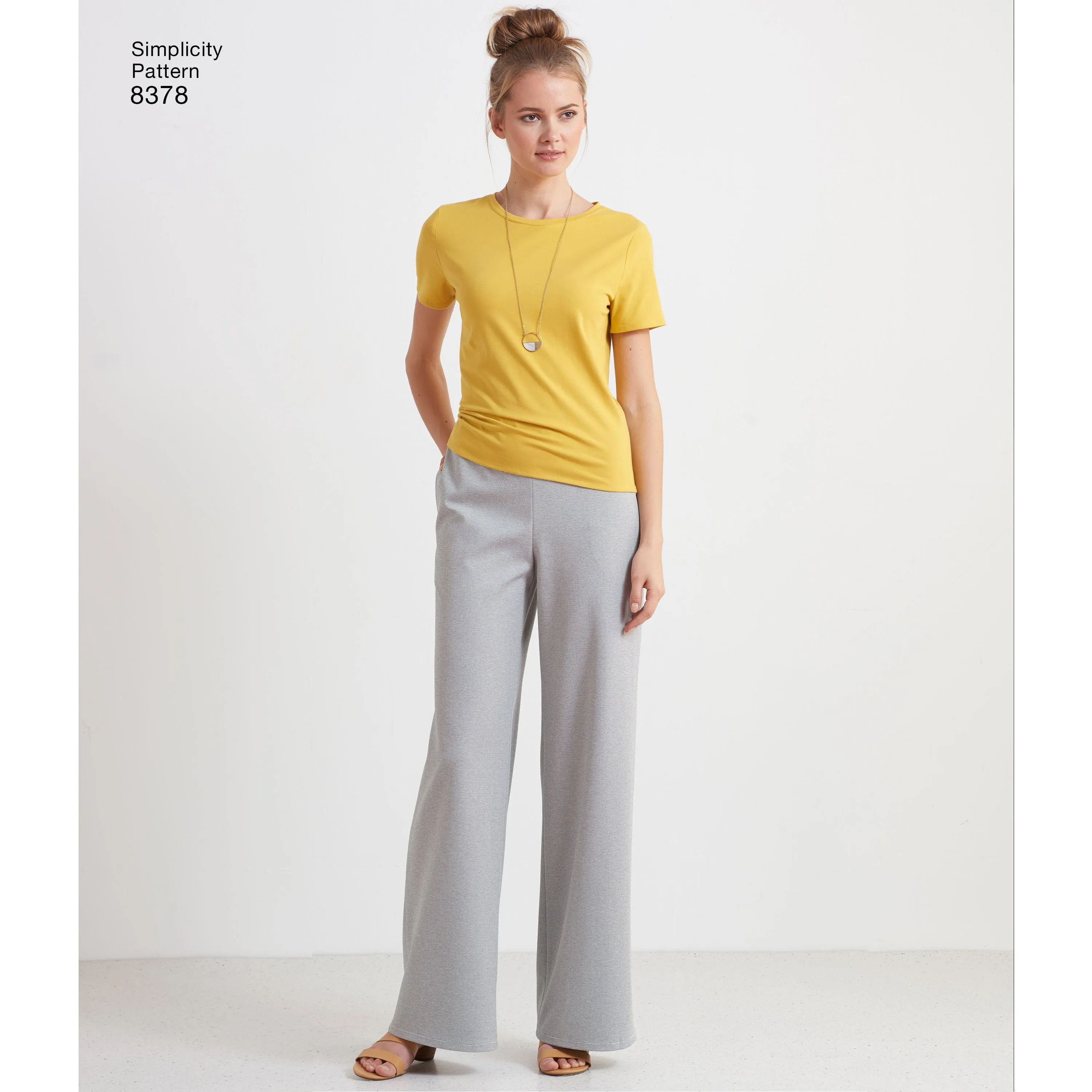 Simplicity Pattern 8378 Women's Knit Pant with Two Leg Widths