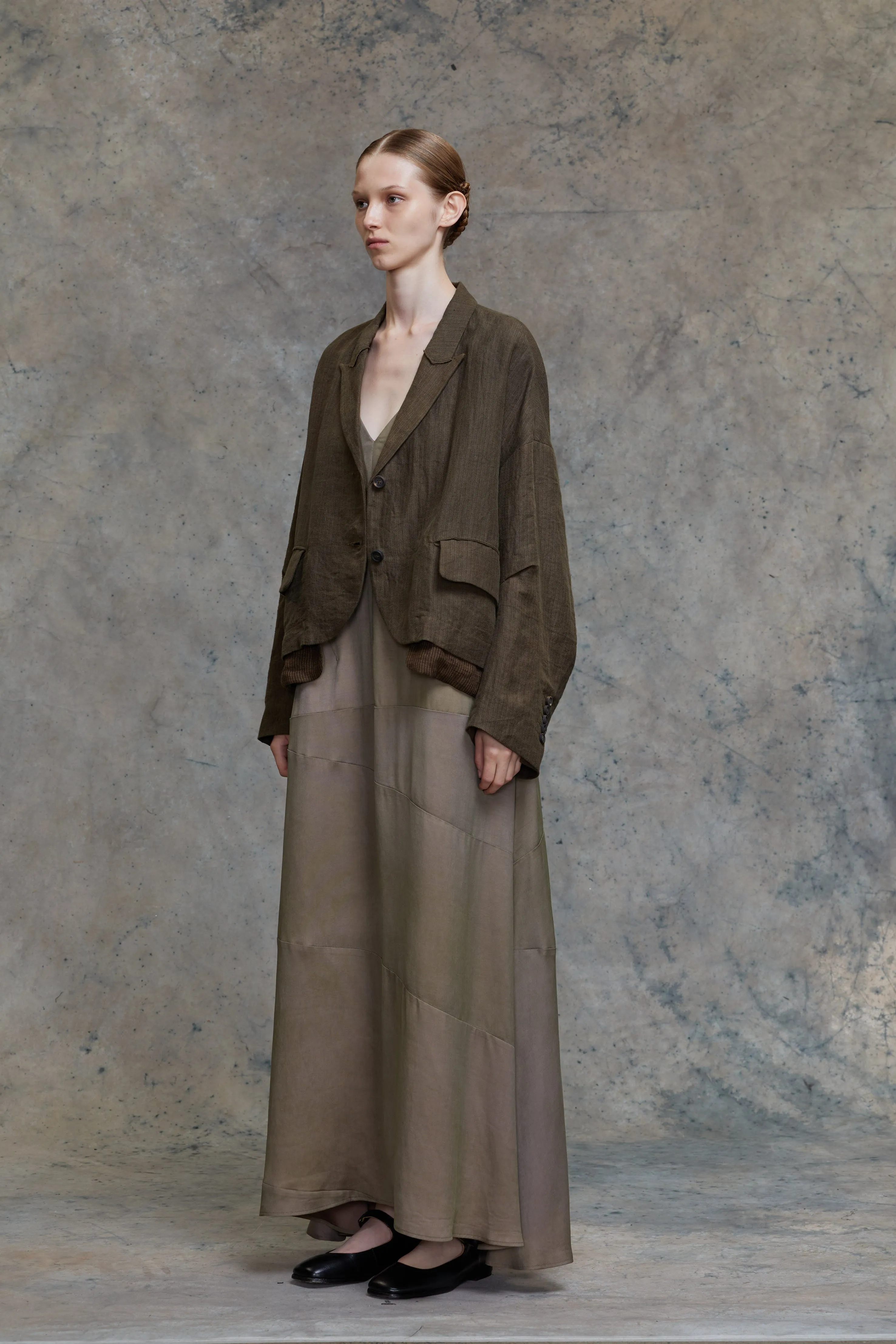 SINGLE BUTTON KIMONO JACKET