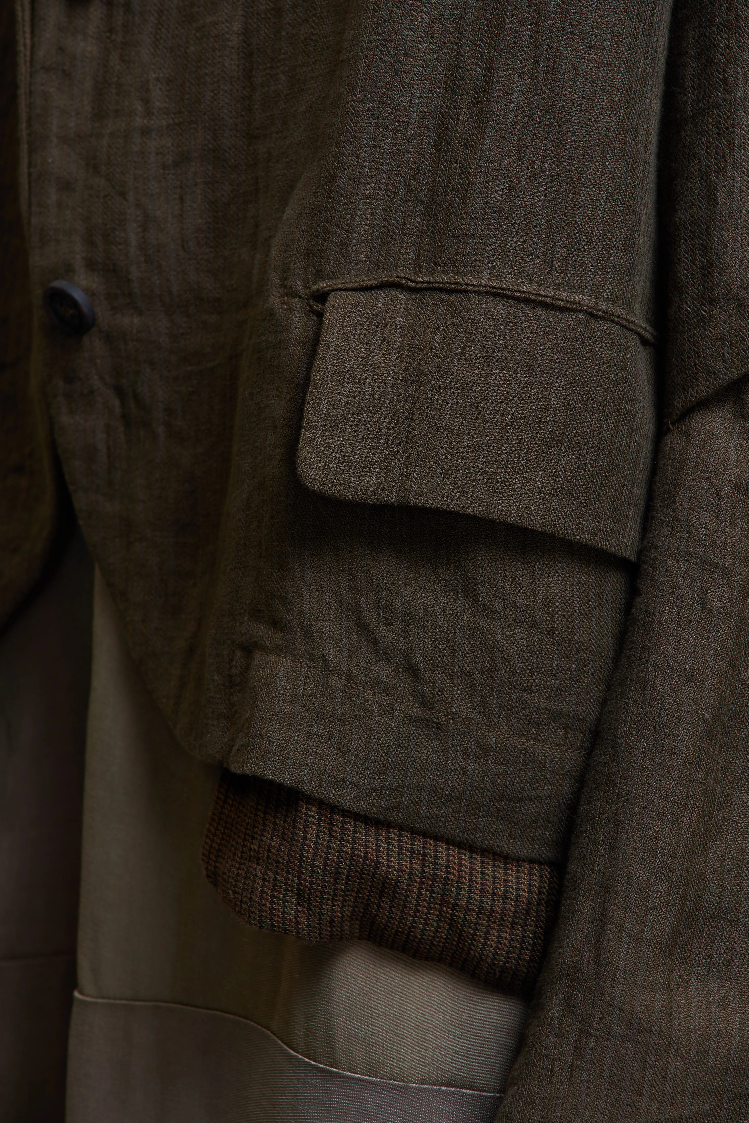 SINGLE BUTTON KIMONO JACKET