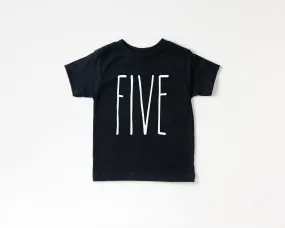 Skinny Five Birthday Shirt - Kids Tee