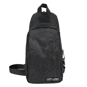Smell-Proof Premium Convertible Shoulder Bag (BLACK GALAXY)
