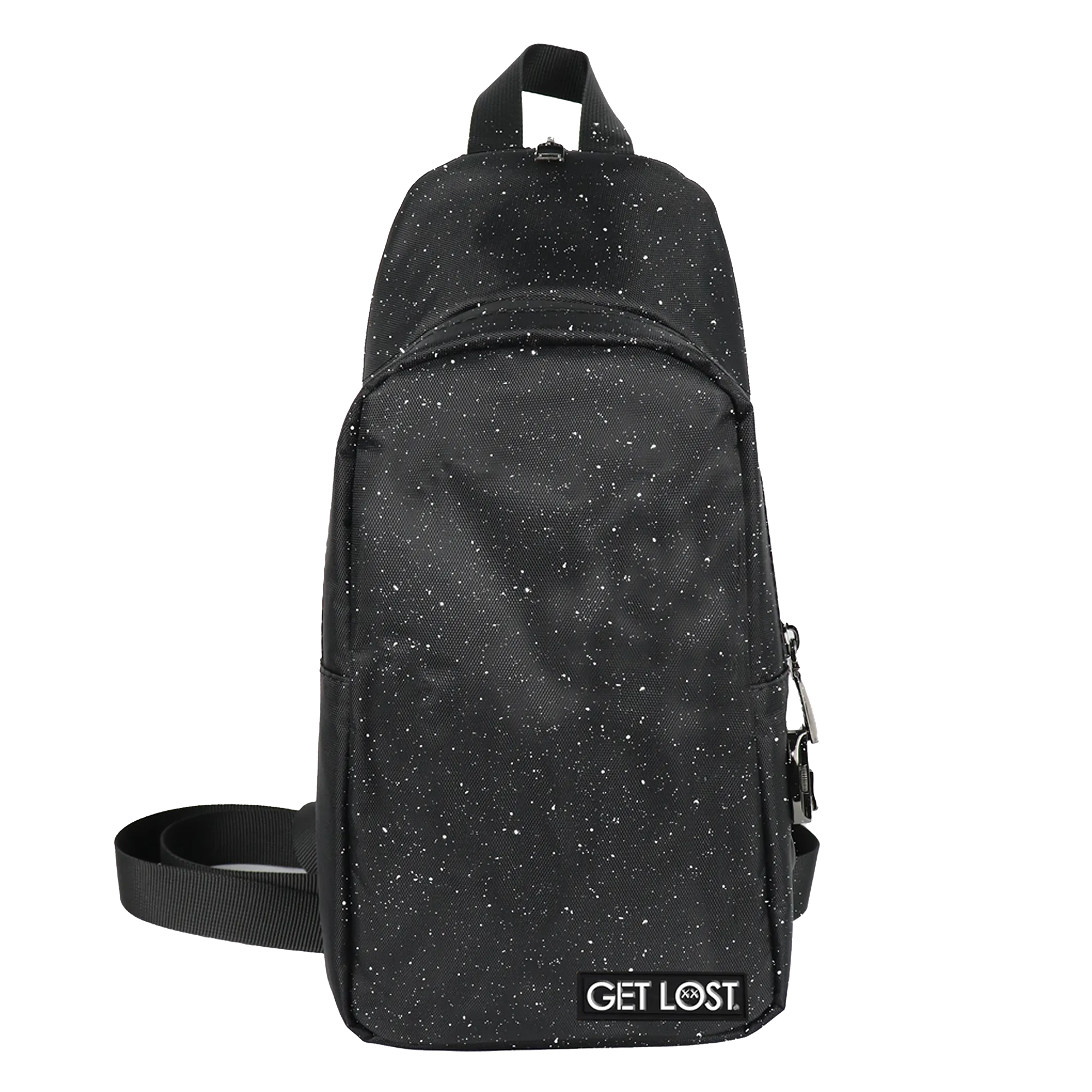 Smell-Proof Premium Convertible Shoulder Bag (BLACK GALAXY)