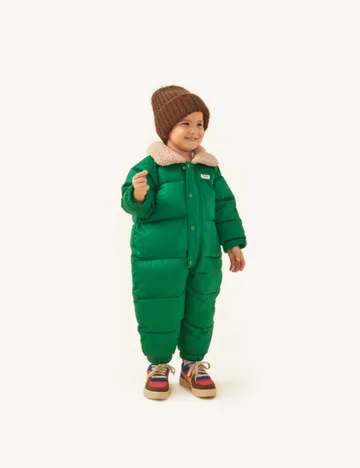Solid padded overall - Green