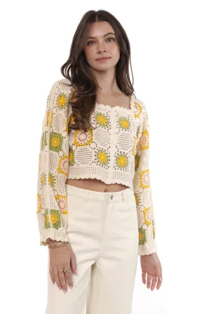 Spring Day Crochet Cardigan