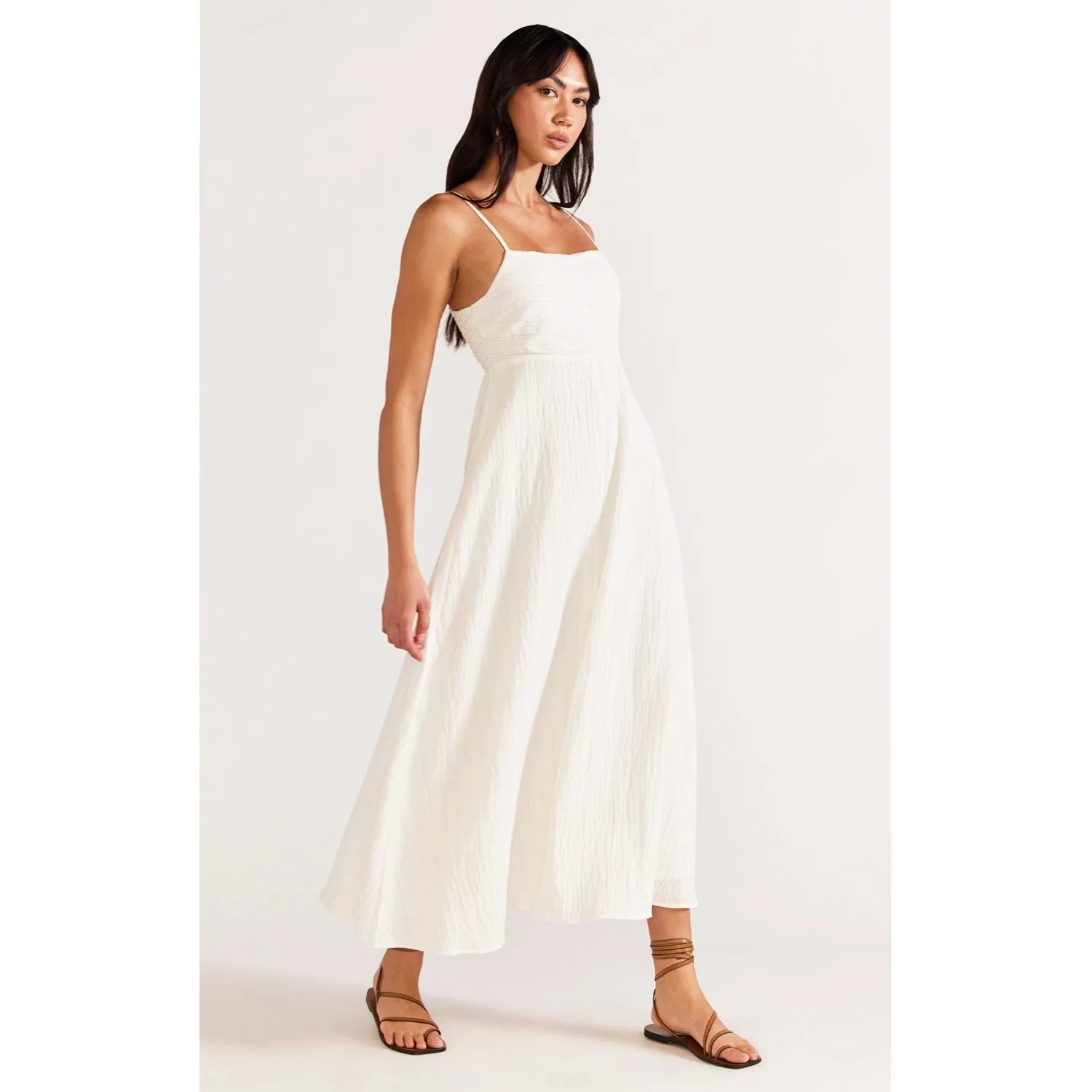Sundress Maya - White/Beige