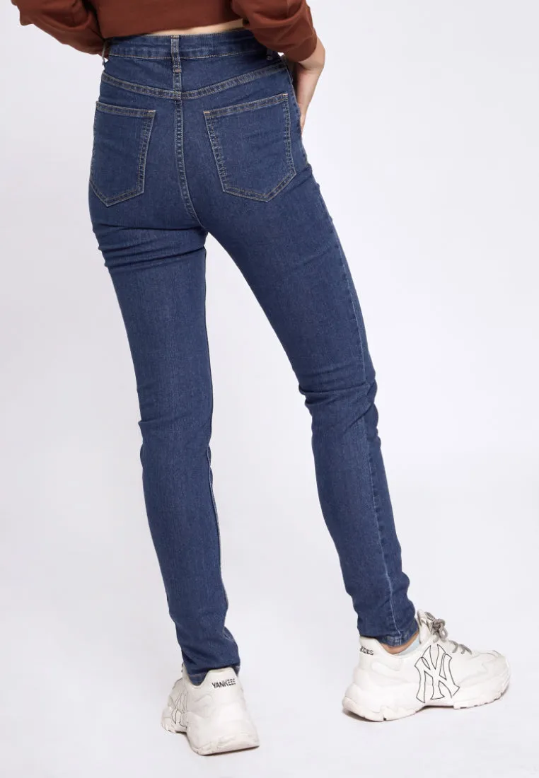 Super High Waist Skinny Jeans
