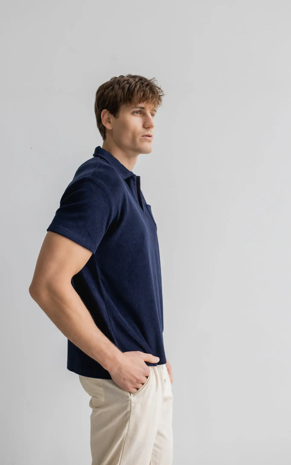 Terry Polo - Navy
