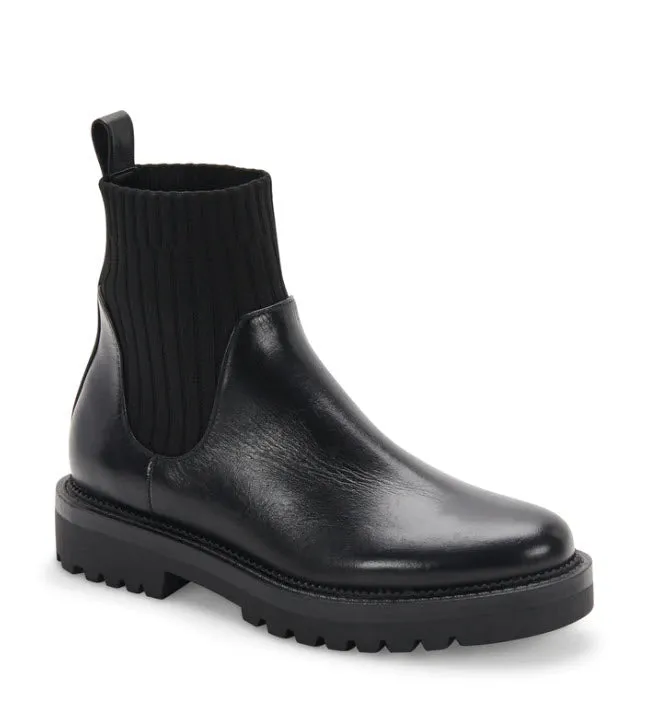 The Knit Top Bootie in Black