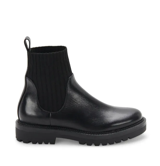 The Knit Top Bootie in Black