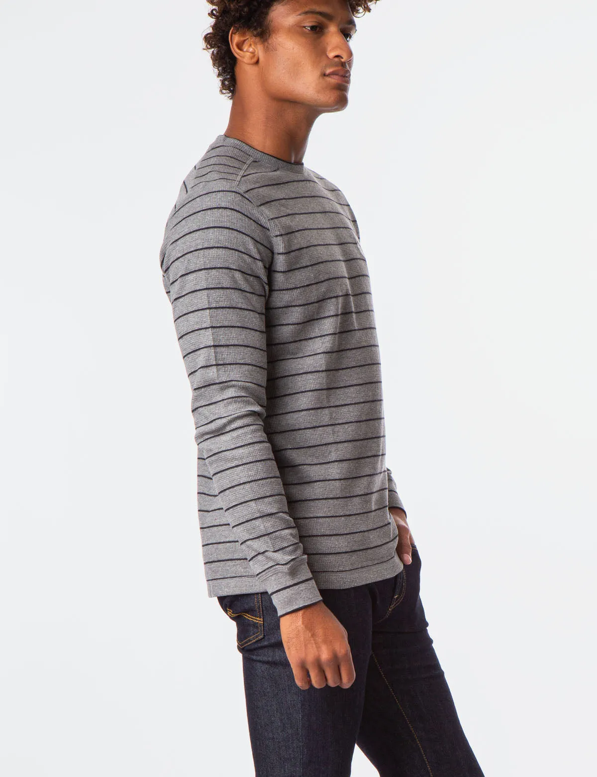 THERMAL CREW NECK HENLEY