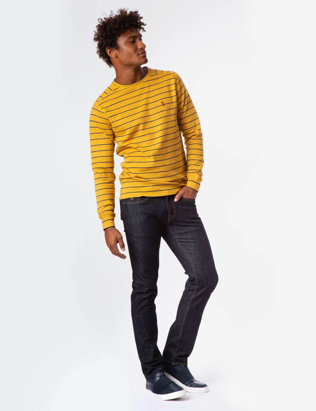 THERMAL CREW NECK HENLEY