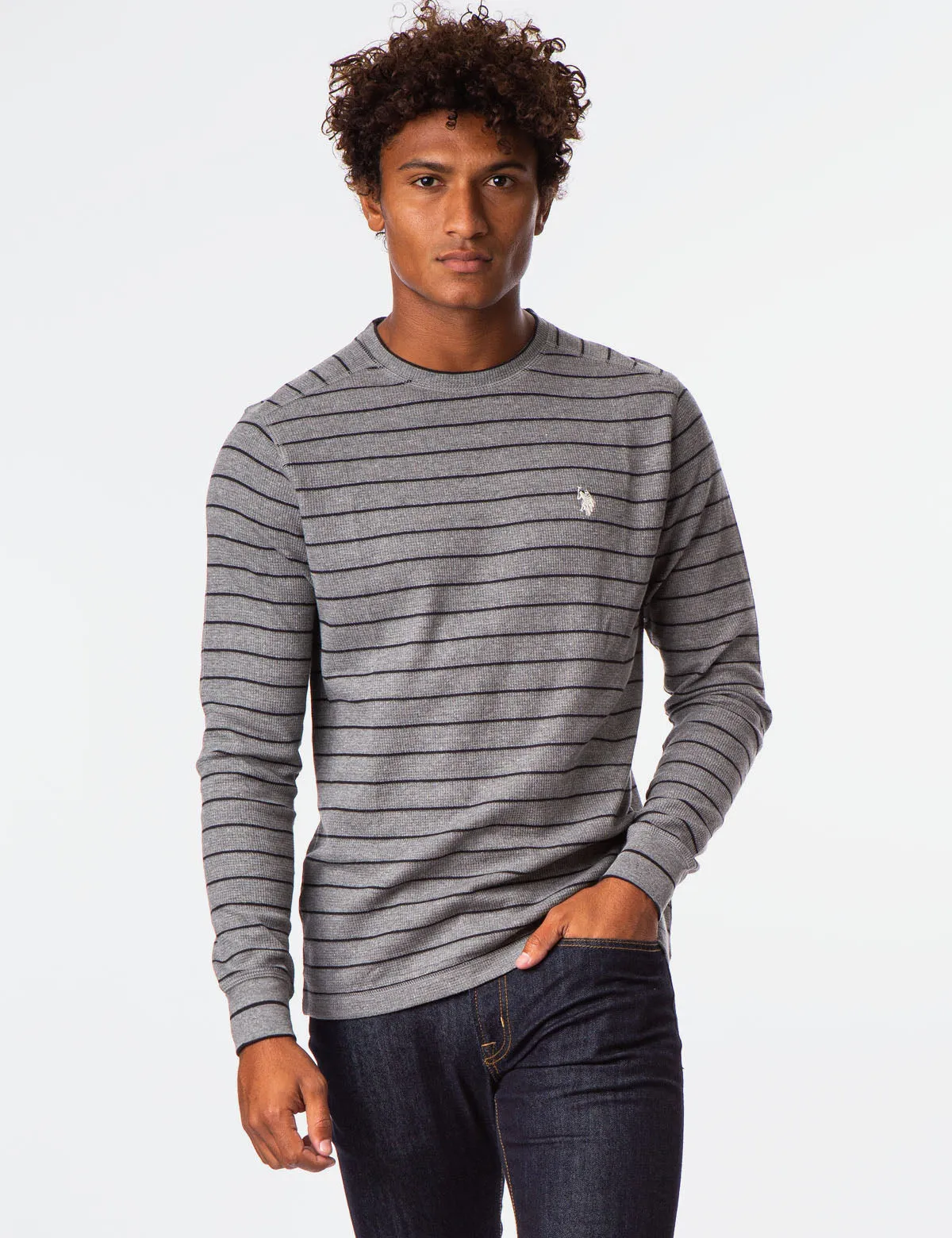 THERMAL CREW NECK HENLEY