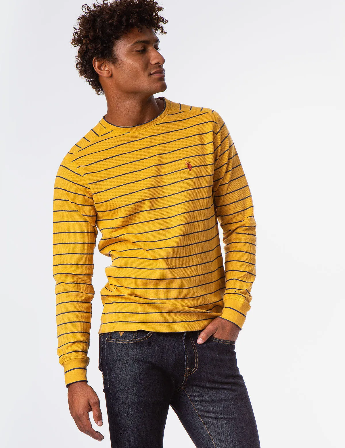 THERMAL CREW NECK HENLEY