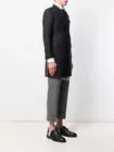 Thom Browne 4-Bar Plain Weave Suiting Overcoat