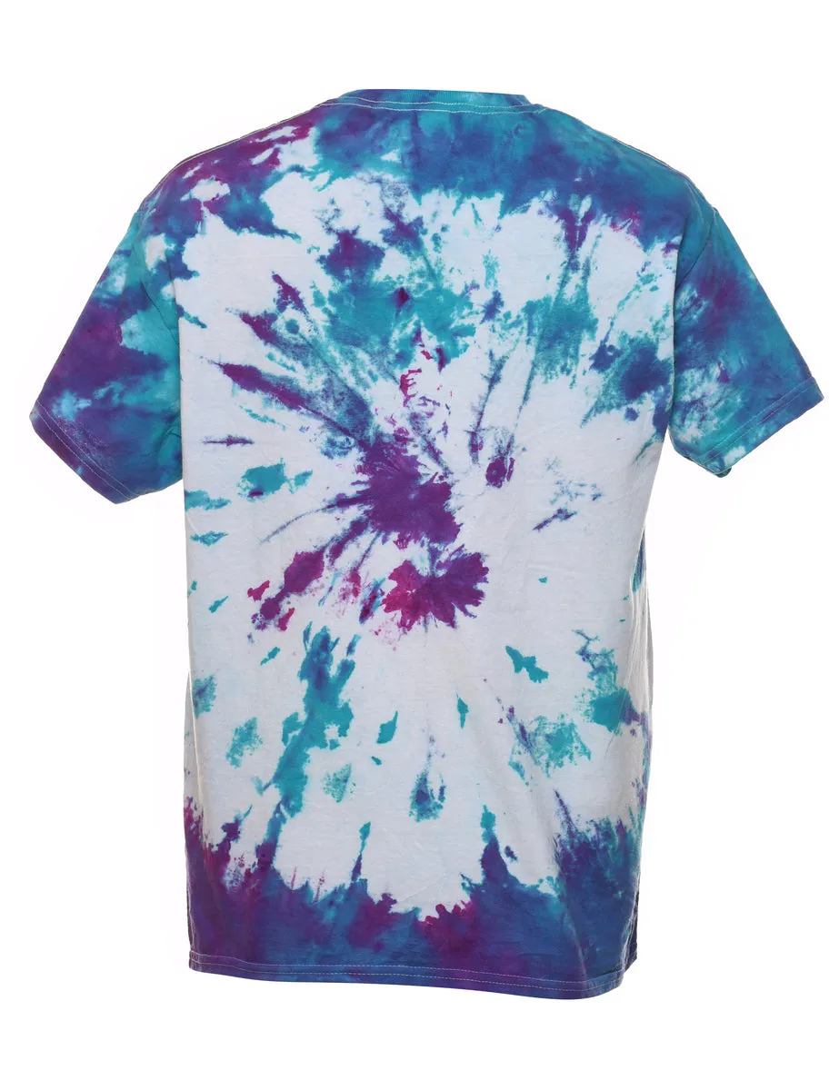 Tie Dye Design Multi-Colour T-shirt - M