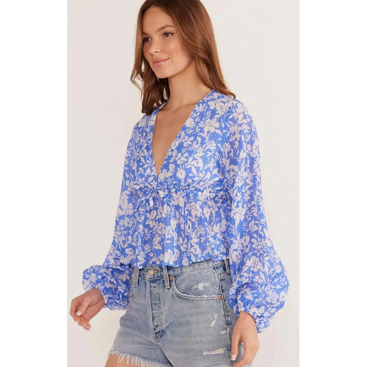 Top Waverly Drawstring Blouse