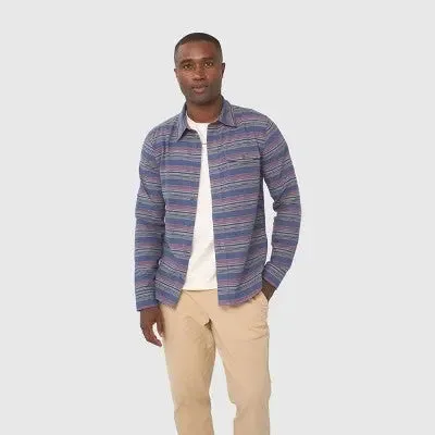 United By Blue Men's Button Up Flannel Shirt Long Sleeve Basic Front Pocket