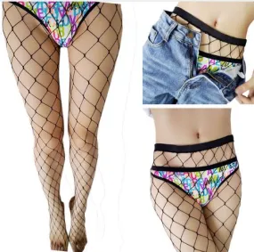 Women's Fishnet Pattern Jacquard Stockings